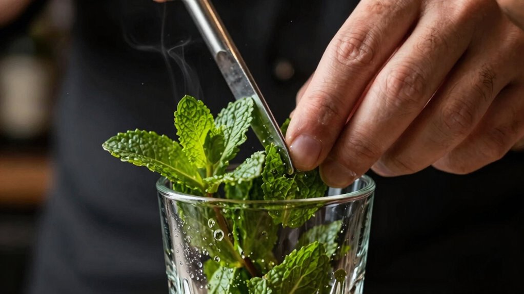 gentle muddling releases flavor