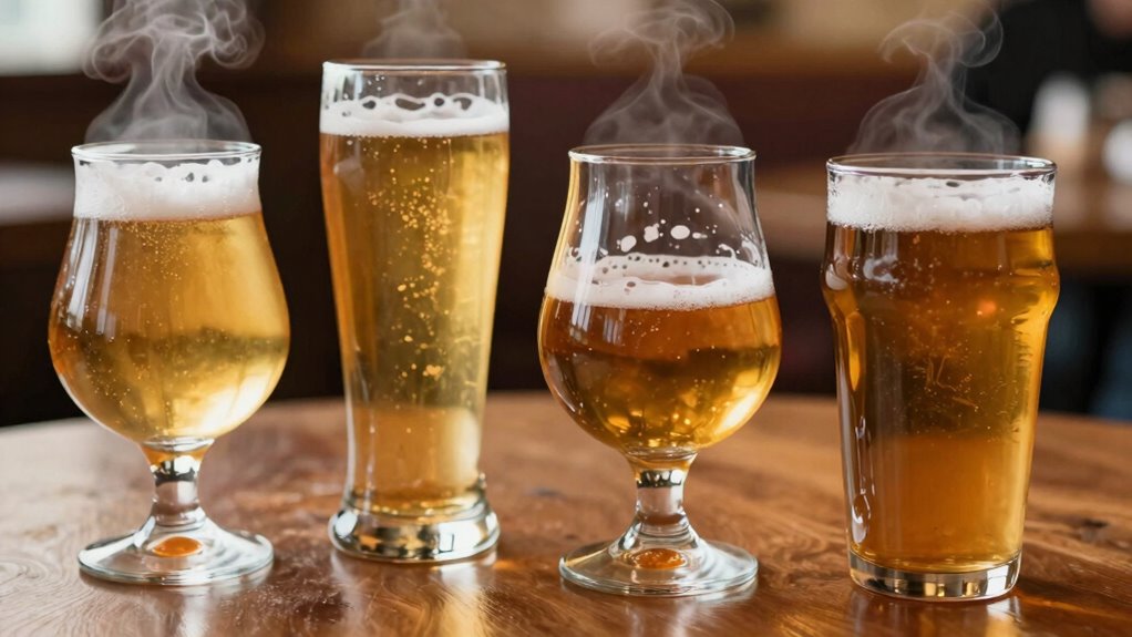 glass shape enhances aroma