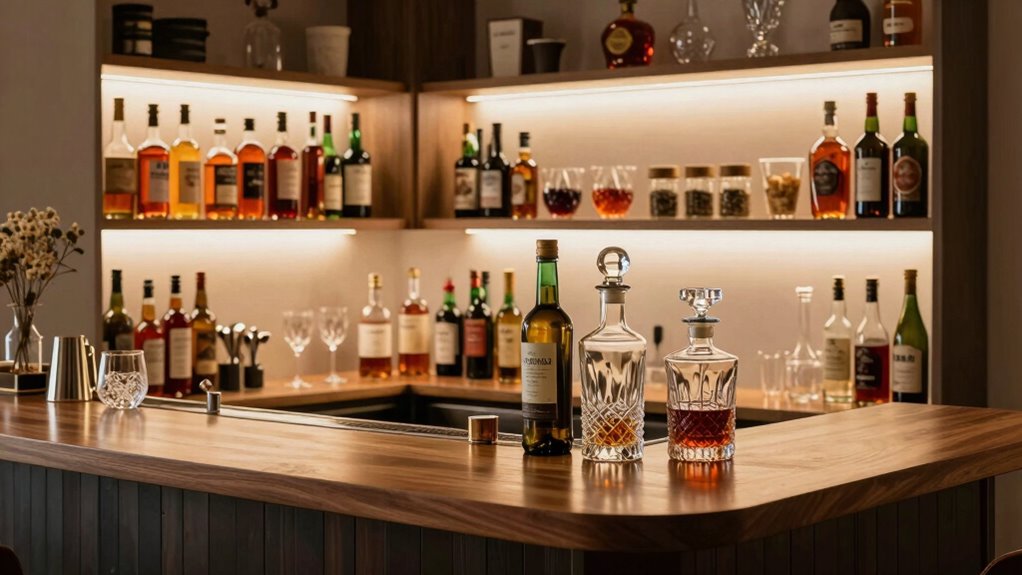 gradually enhance your home bar