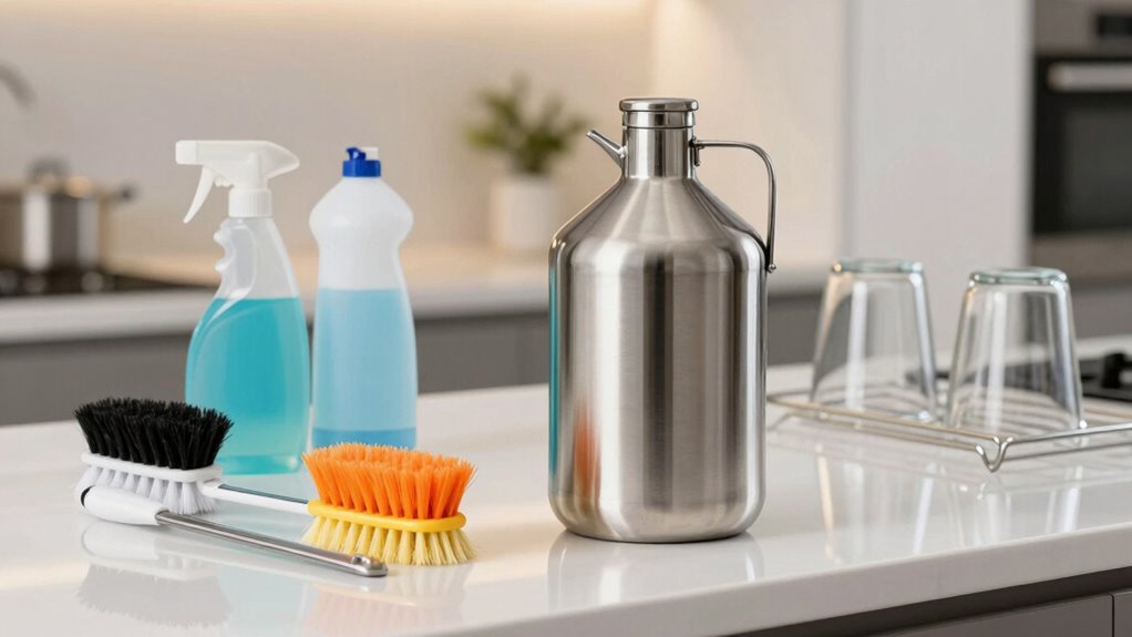 growler cleaning supplies essentials