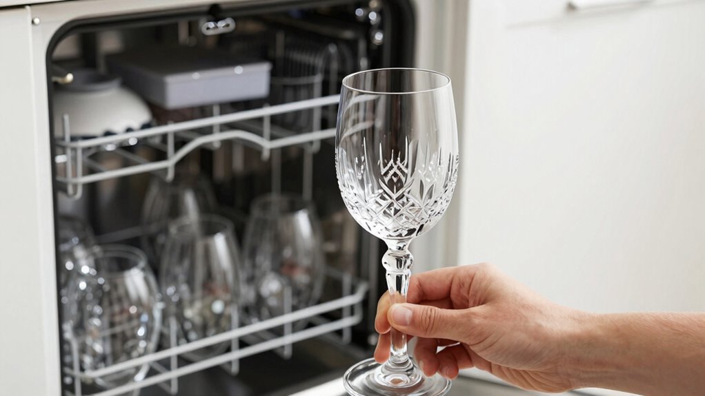 handwash delicate glassware carefully