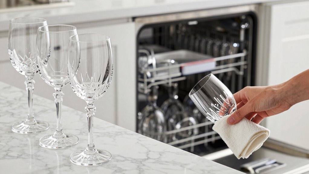 handwash delicate glassware