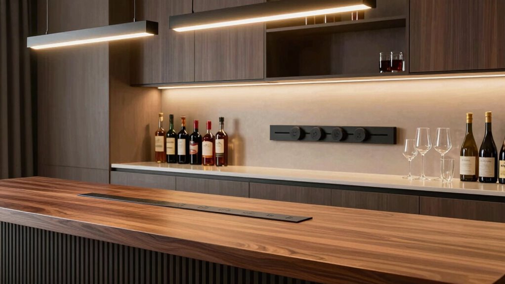 home bar electrical planning