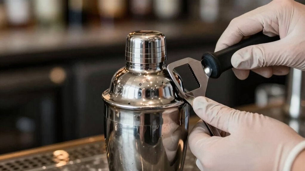 household tools for unsealing shakers