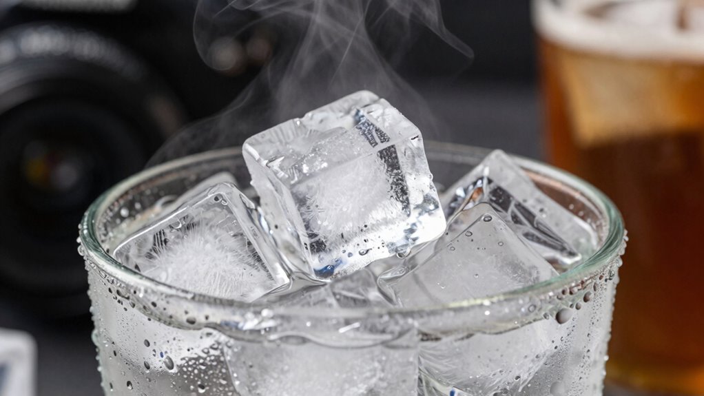 ice absorbs heat efficiently