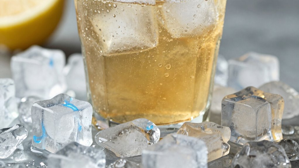 ice quantity depends on texture