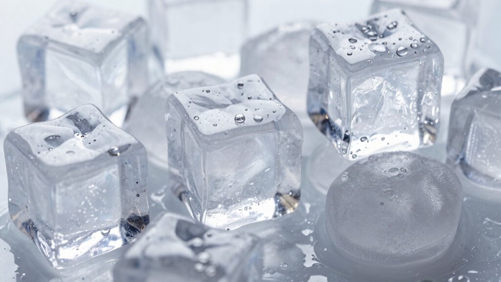 ice shape enhances drink presentation