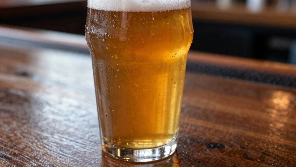 ideal beer serving temperature