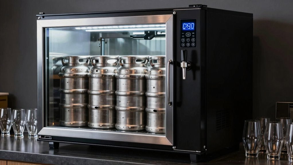 keg size cooling capacity