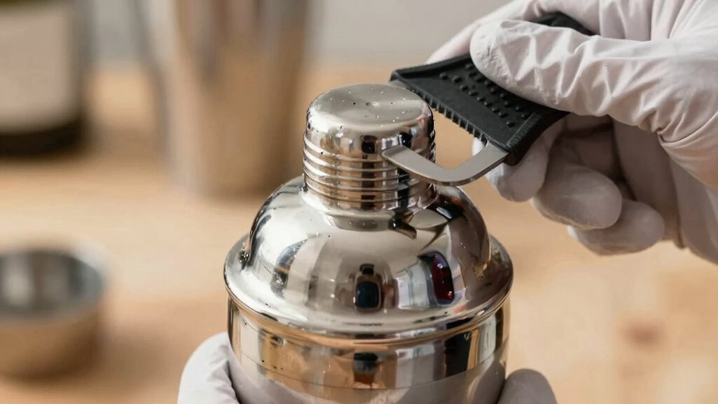 loosen shaker lid safely