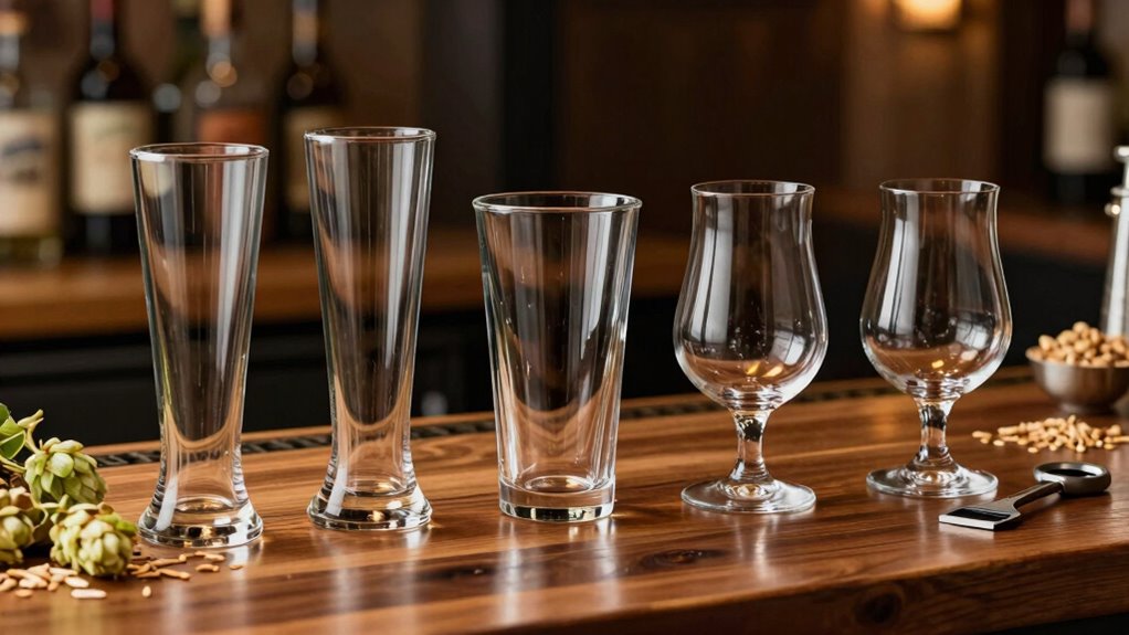 optimal beer glass selection