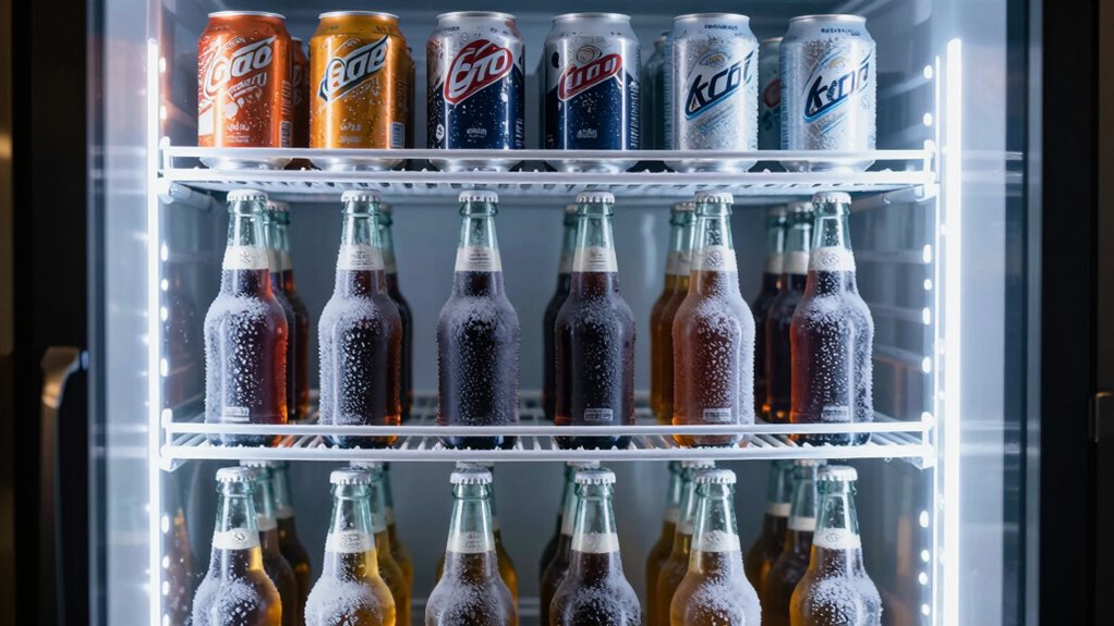 optimal beverage chilling conditions