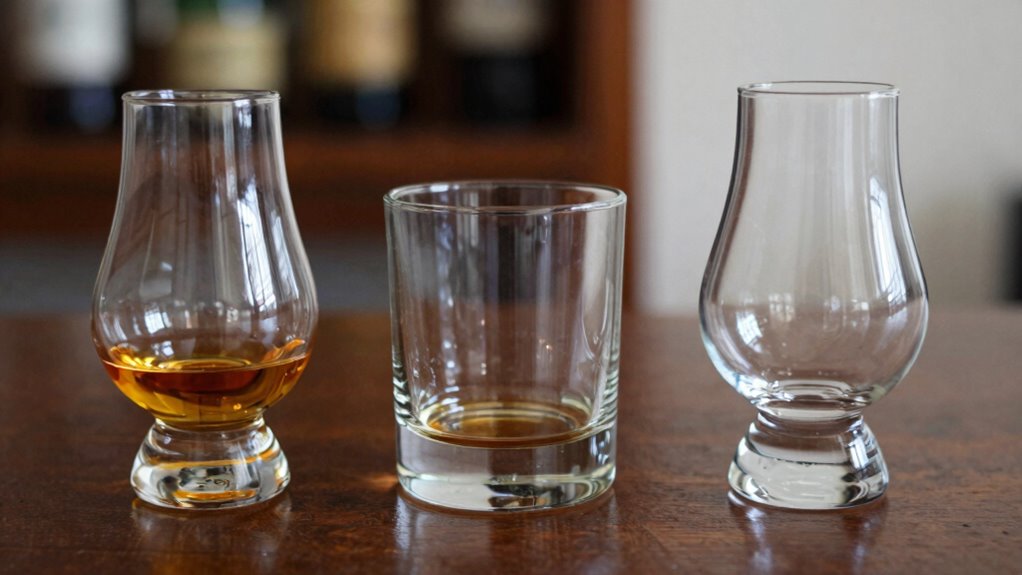 optimal bourbon glass shapes