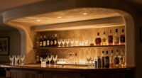 optimal home bar lighting