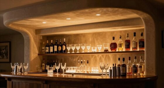 optimal home bar lighting