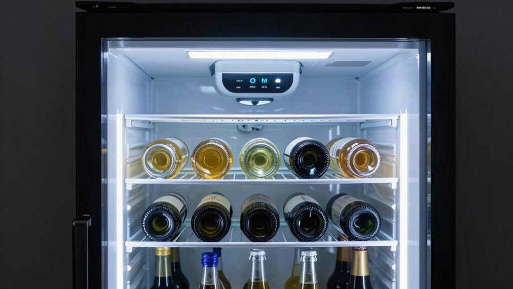optimized beverage temperature zones