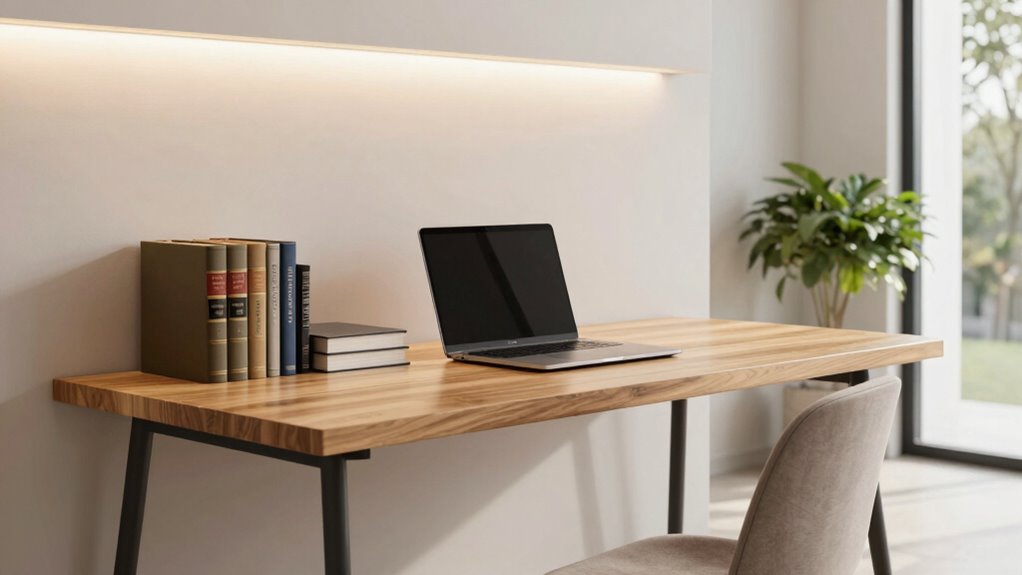 organized distraction free study space