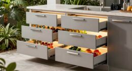 outdoor kitchen refrigerator options