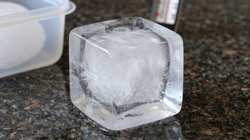 patience yields clear ice