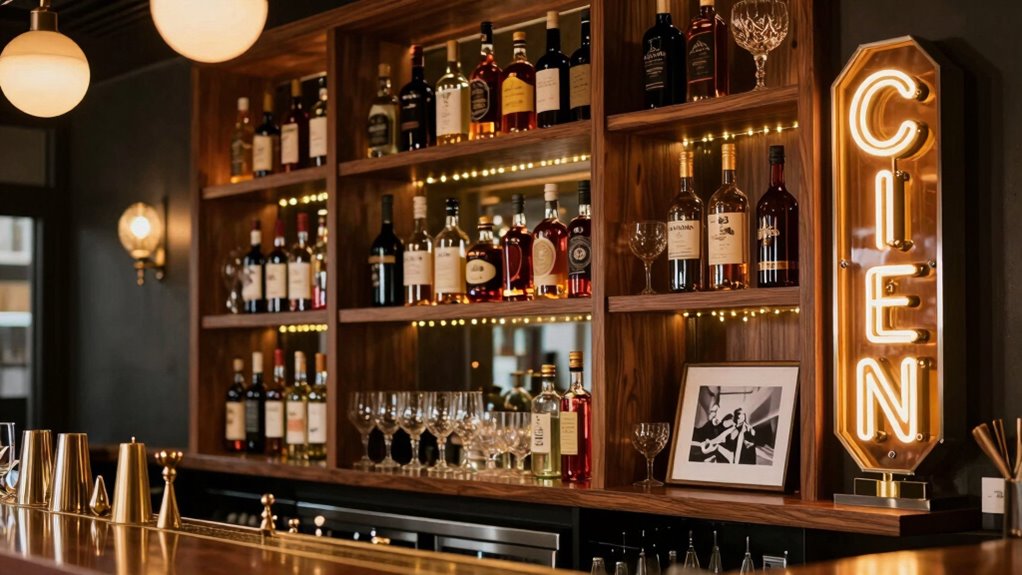 personalized bar decor accents