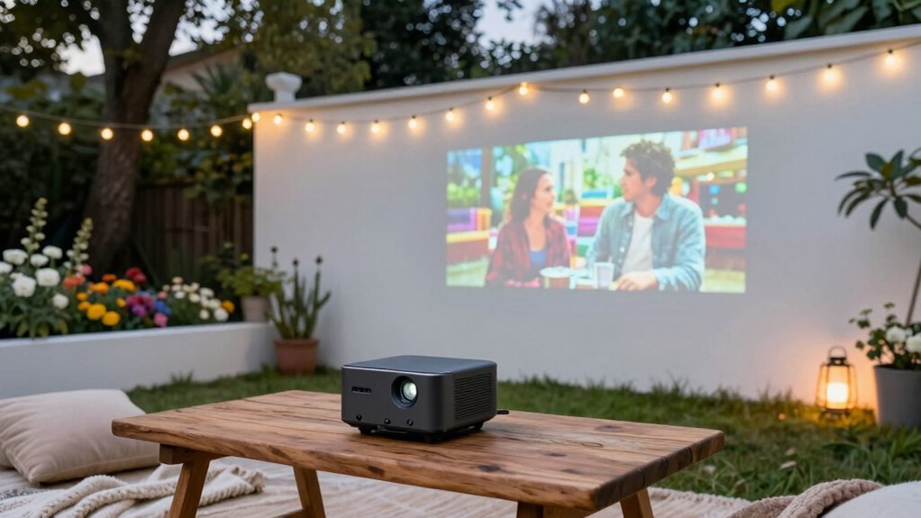 portable adjustable outdoor projector