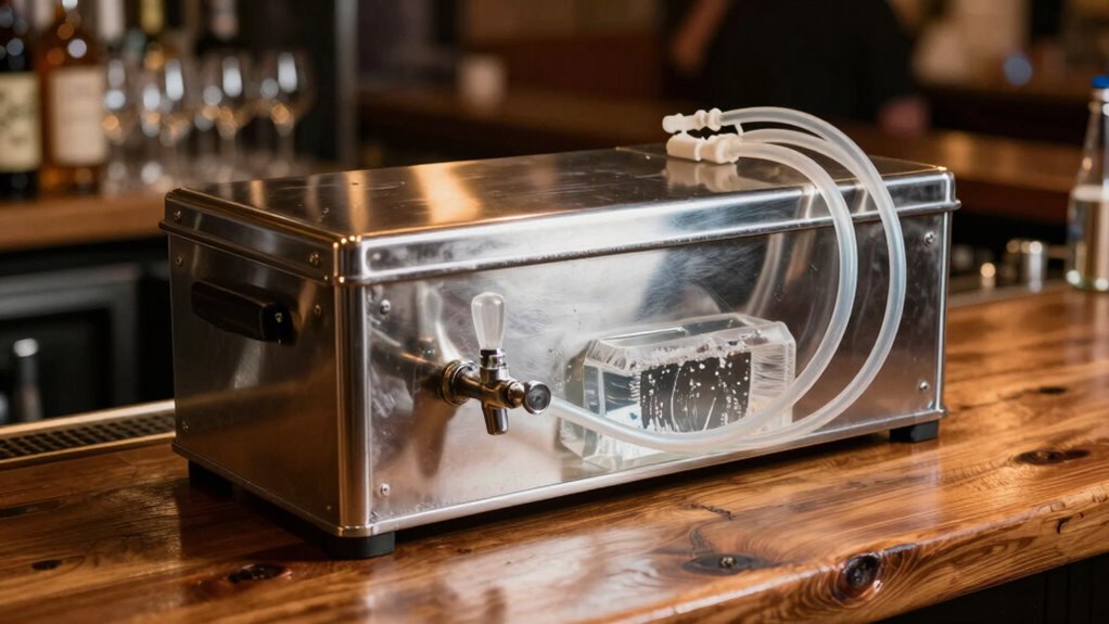portable beer cooling system