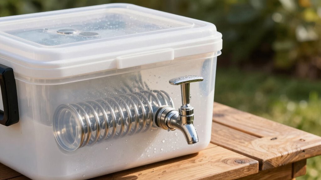 portable beer cooling system