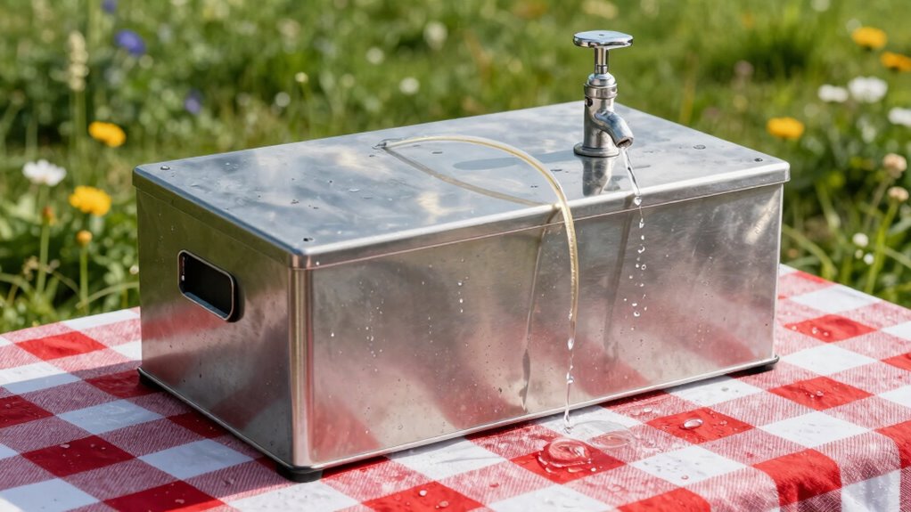portable outdoor beer cooling