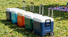 portable wheeled cooler feature
