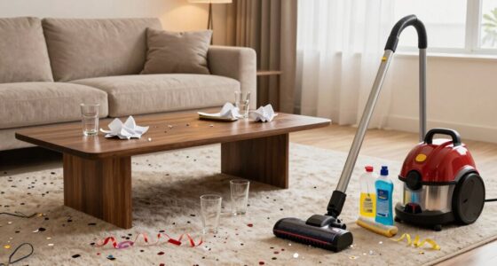 post party cleaning tips