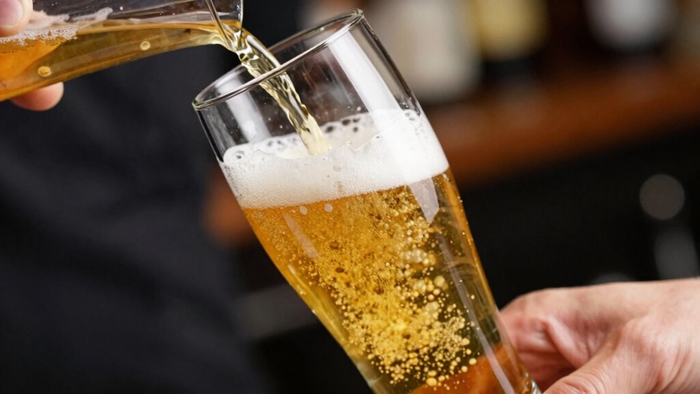 pour beer with care