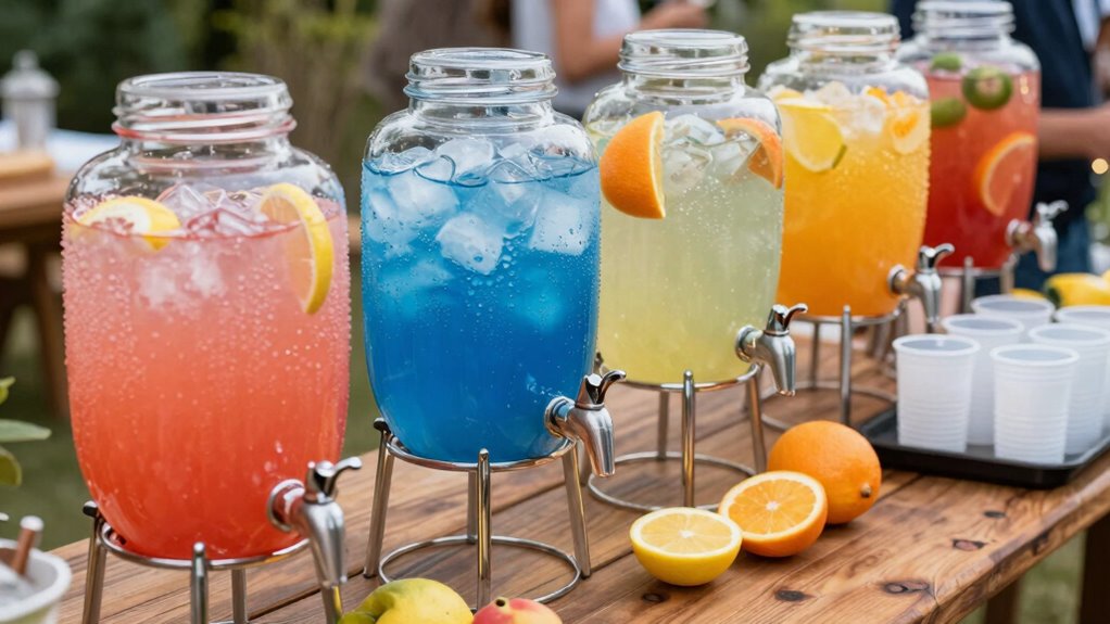 prepare serve entertain relax