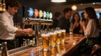 preparing beer for events