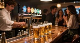 preparing beer for events