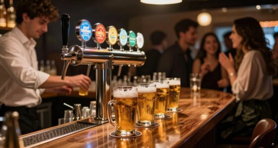 preparing beer for events