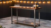 preventing portable bar tipping