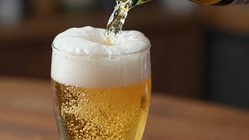 proper beer pouring technique