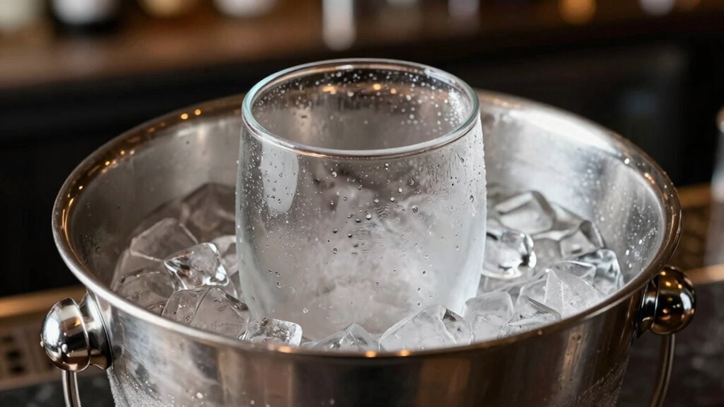 proper glass chilling techniques