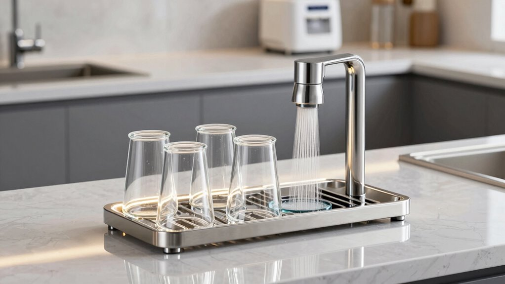 proper glass rinsing maintenance