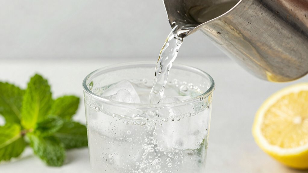 proper glassware rinsing routine