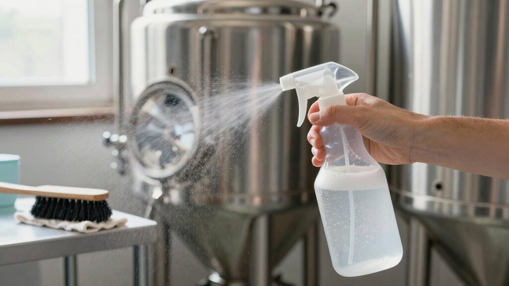 proper sanitization ensures clean brewing