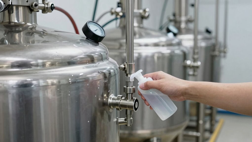 proper sanitizer contact time