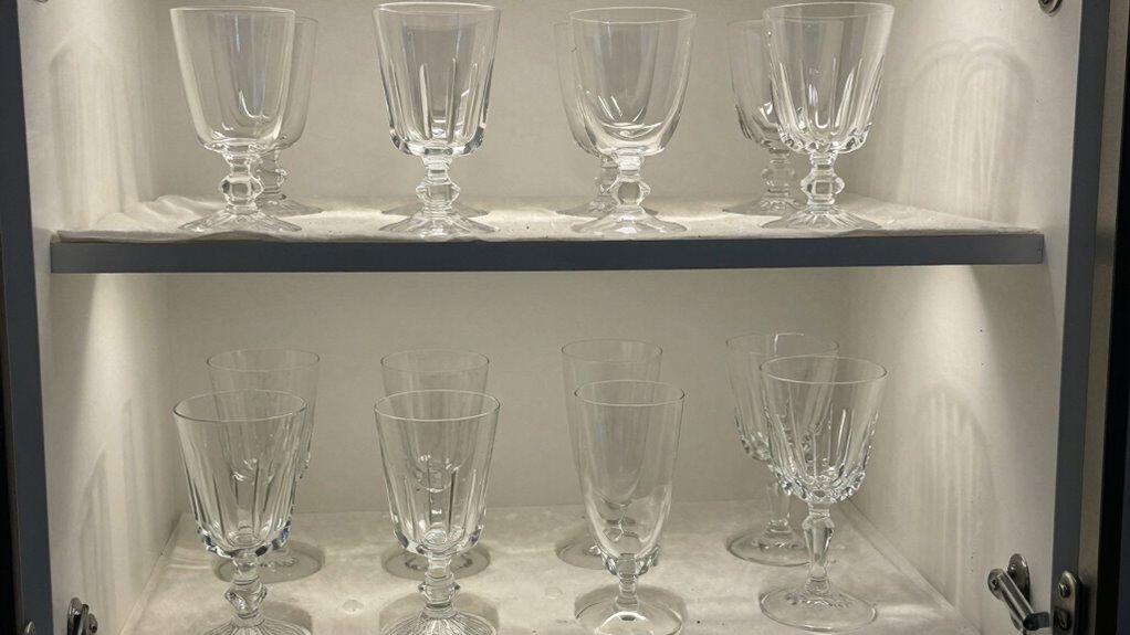 protect glasses with careful storage