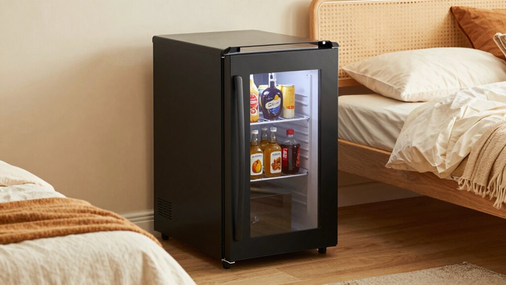 quiet efficient space saving fridge