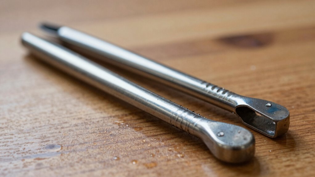 residual oils cause metallic smell