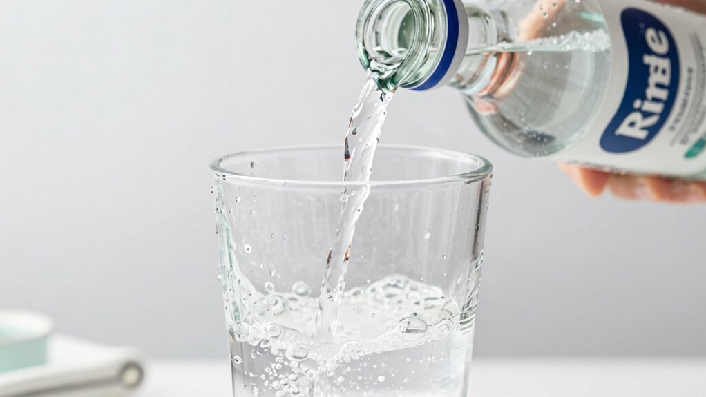 rinse glass for bubbles