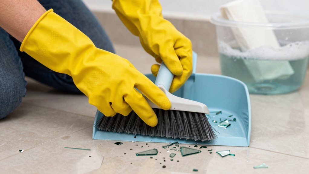 safe glass cleanup techniques