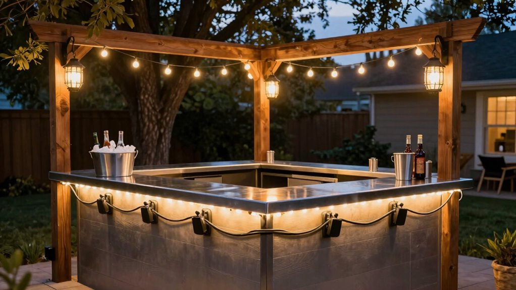 safe outdoor lighting installation