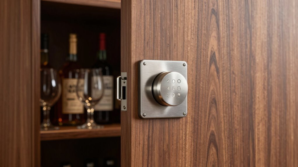 securely restrict cabinet access