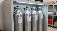securely store co2 tanks